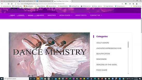 Central Baptist Church of Camp Springs Website After